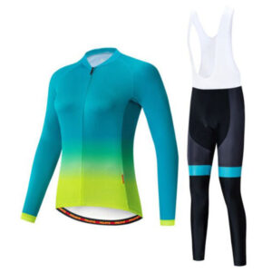 Cycling Clothing Set Cycle Long Pants / Bib Tight Long Sleeve Jersey Kit